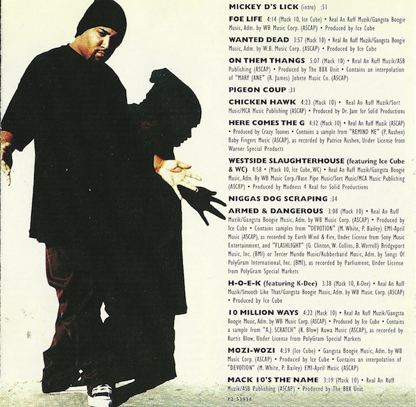 Mack 10 by Mack 10 (CD 1995 Priority Records) in Inglewood | Rap